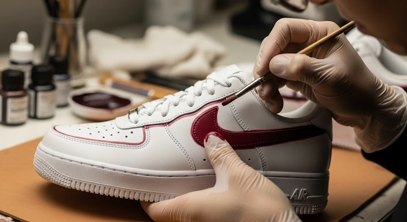 Leather shoe colour change service in Delhi