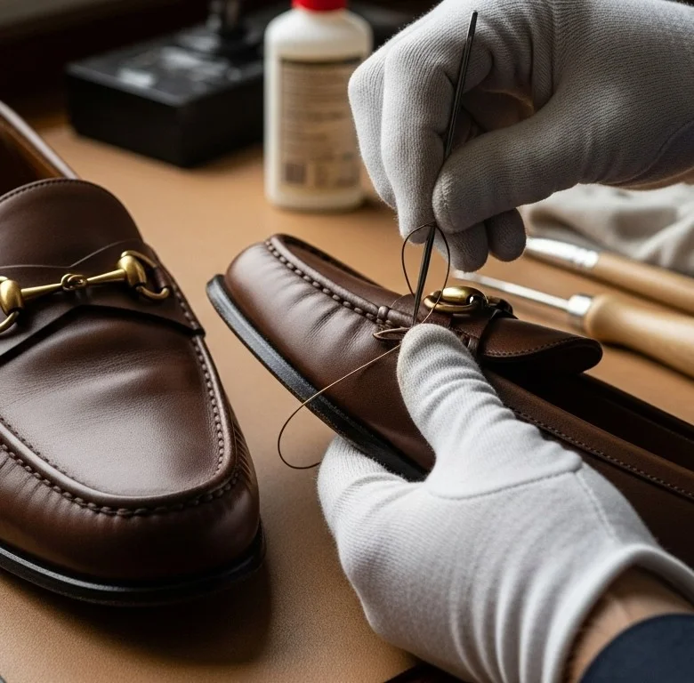 Luxury shoe mending and finishing Delhi